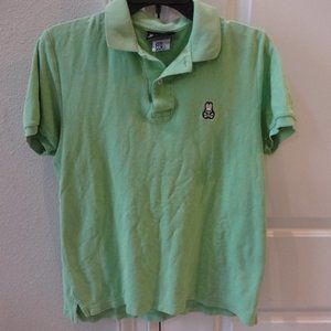 Psycho Bunny Green Polo Men Size 3 XS Shirt